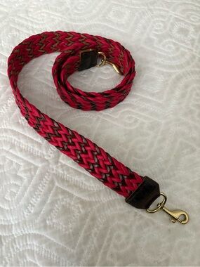 Meanwhile Back on the Farm braided Leather Strap